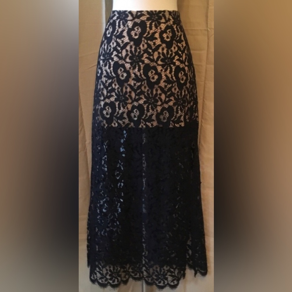 Trina Turk Lace Sheer Maxi Skirt (Never Worn!)
